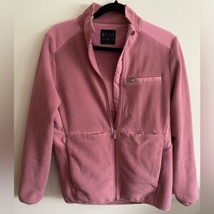 FIGS- Women's On-Shift Fleece Jacket size medium, pink